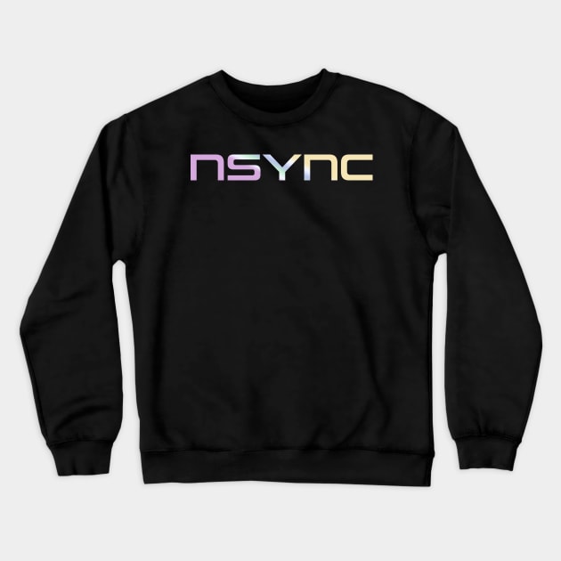 Nsync Typograph Gradient Crewneck Sweatshirt by mnd_Ξkh0s